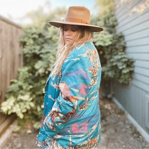 Vintage Circle T 90s coat blazer 90s L XL ranch style horse western